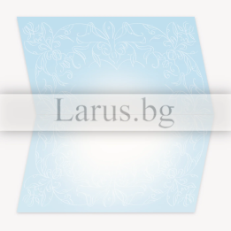 Луксозна картичка за Рожден ден с глобус и рози | 1-PD-0179