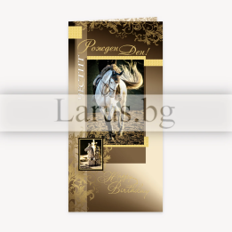 Луксозна картичка за Рожден ден на мъж - 1-PD-0690