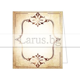 Елегантна тейбъл картичка TK-0002 | Класически дизайн