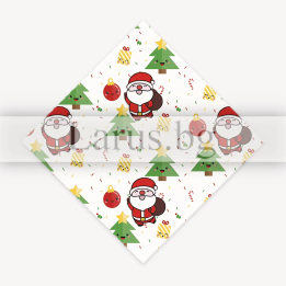 Коледна опаковъчна хартия с Дядо Коледа 99x68 см