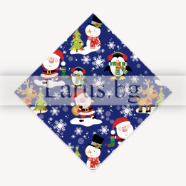 Коледна опаковъчна хартия 14-PG-0090 | Празнична хартия за подаръци