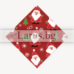 Коледна опаковъчна хартия с Дядо Коледа 99x68 см