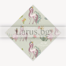 Детска опаковъчна хартия с еднорози - 14-PG-0094