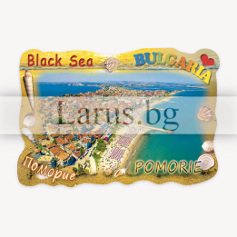 Магнитен сувенир Поморие - MDF сувенир за хладилник