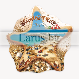 Магнитен сувенир Поморие - морска звезда | Сувенири от България