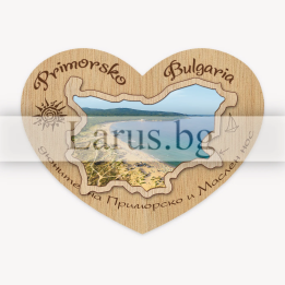 Магнитен сувенир Приморско - Дюните на Приморско и Маслен нос