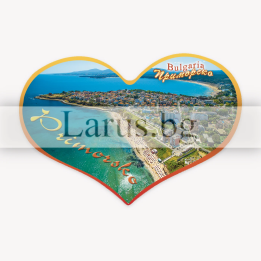 Магнитен сувенир Приморско - Сърце