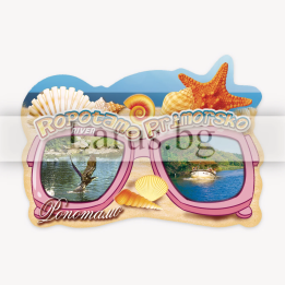 Магнитен сувенир Приморско и река Ропотамо - 12-mhPR-0033