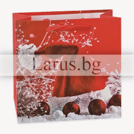 Новогодишна подаръчна торбичка 331 | Празнична опаковка