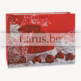 Коледна подаръчна торбичка 45х32х12 см - 13-PT-0333