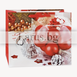 Новогодишна подаръчна торбичка 341 - Празнична опаковка