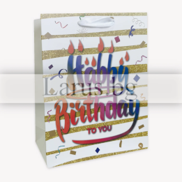 Подаръчна торбичка за рожден ден 30х12х40см | 13-PT-0432