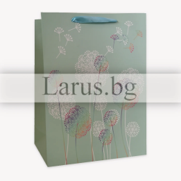 Подаръчна торбичка с глухарчета 18x8x23см