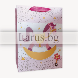 Подаръчна торбичка за бебе и дете - люлеещо се конче