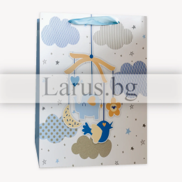 Подаръчна торбичка за бебе - 30х12х40см