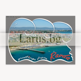 Пощенска картичка Равда 1-RA-0026