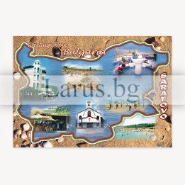 Пощенска картичка Сарафово 1-SF-0006