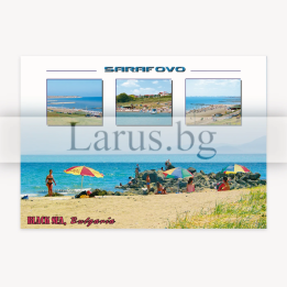 Пощенска картичка Сарафово - Изгледи от Черноморието