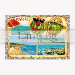 Пощенска картичка Сарафово, Бургас - 1-SF-0013