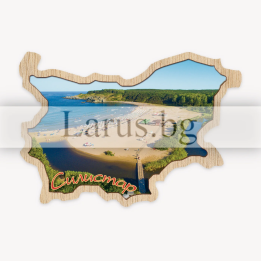 Магнитен сувенир Силистар - Дървен сувенир за хладилник