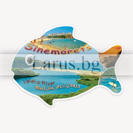 Магнитен сувенир Синеморец - Рибка | Сувенири от България