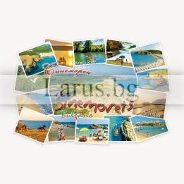 Магнитен сувенир Синеморец - колаж с гледки от България