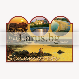 Магнитен сувенир Синеморец - България