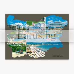 Пощенска картичка Слънчев Бряг 1-SB-0423