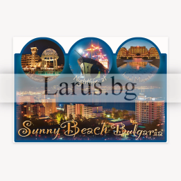 Пощенска картичка Слънчев бряг - нощен изглед | SB-0597