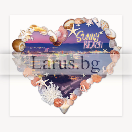 Пощенска картичка Слънчев бряг – Нощен изглед