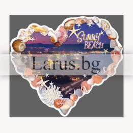 Пощенска картичка Слънчев бряг – Нощен изглед