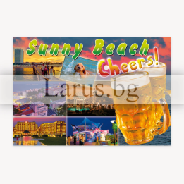 Пощенска картичка Слънчев бряг - Сувенир от морето