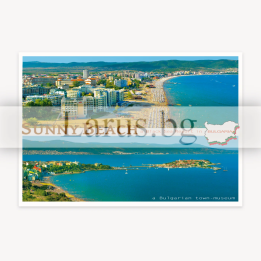 Пощенска картичка Слънчев бряг и Несебър | 1-SB-0717