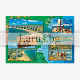Пощенска картичка Слънчев Бряг 1-SB-0726