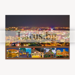 Пощенска картичка Слънчев бряг - Нощен изглед