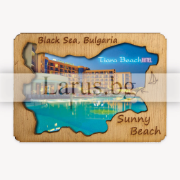 Магнитен сувенир Слънчев Бряг - Tiara Beach Hotel