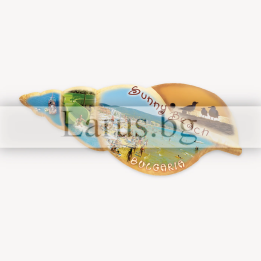 Магнитен сувенир Слънчев Бряг - мида | Сувенири от България