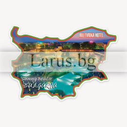 Магнитен сувенир Riu Evrika Hotel, Слънчев бряг - 12-mhSB-0014