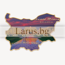 Магнитен сувенир Слънчев бряг - Majestic Beach Resort