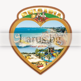 Магнитен сувенир Слънчев бряг - Сърце | Сувенири от България