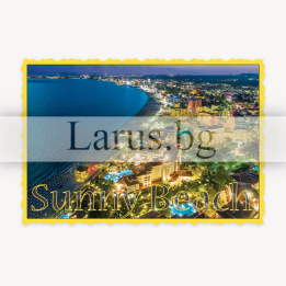 Магнитен сувенир Слънчев бряг - спомен от морето
