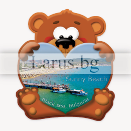 Магнитен сувенир Слънчев бряг - Мече | Сувенири от България