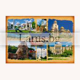 Пощенска картичка Варна - Колаж със забележителности