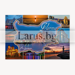 Пощенска картичка Варна - Колаж със забележителности