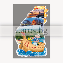 Пощенска картичка Варна - Сувенир от България