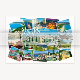 Пощенска картичка Варна - Колаж от забележителности