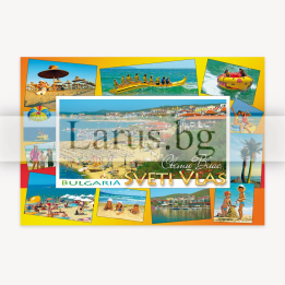 Пощенска картичка Св. Влас - Летен спомен от България