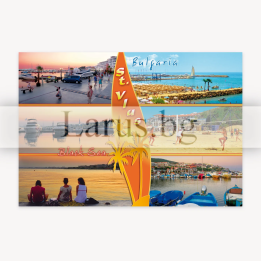 Пощенска картичка Св. Влас - Летен сувенир от България