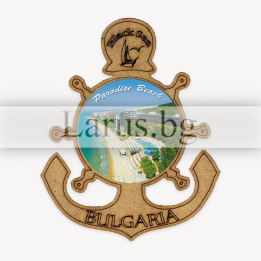 Магнитен сувенир Свети Влас - Paradise Beach | Котва и рул