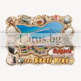 Магнитен сувенир Варна - в цветовете на нощта | 12-mdVL-0018